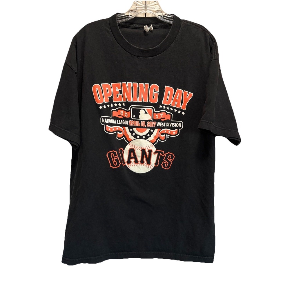 San Francisco Giants Graphic Opening Day 2017 Players T-Shirt Size XL MLB‎ Logo